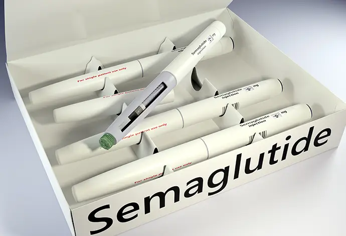 packaged set of semaglutide injection pens