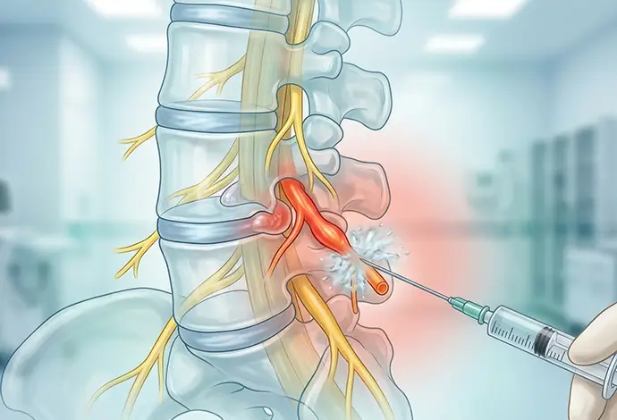 spinal nerve injection for pain relief and sciatica treatment