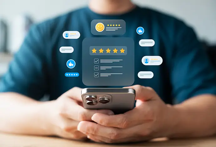 Satisfaction reviews, 5-star customer reviews