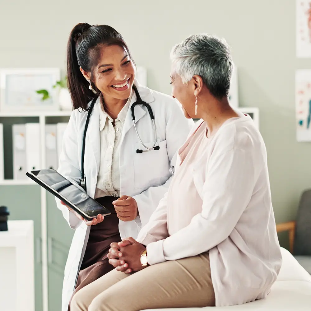 doctor meeting with patient
